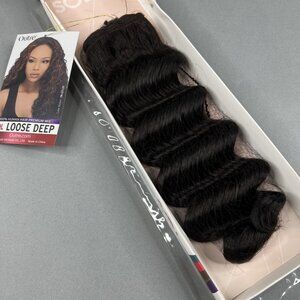 14” SOL Loose Deep #2 Darkest Brown SOL Synthetic Blend Mixed Hair Extensions